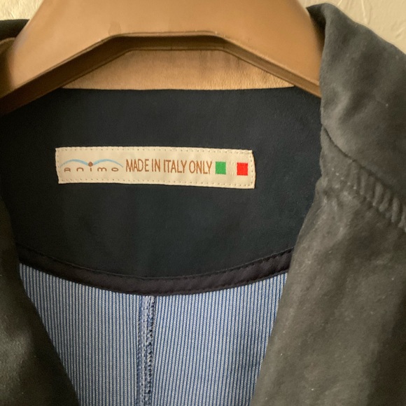 Navy & Tan Animo Equestrian Jacket 40 - Picture 2 of 8